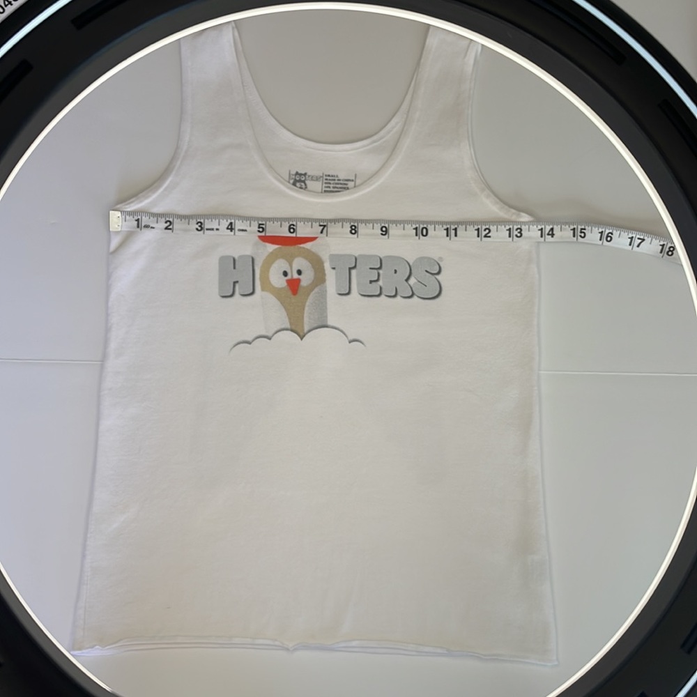 Rare GUC Hooters Girl uniform Angel puppet white top Small- 1006